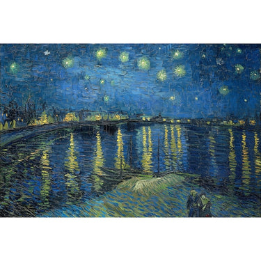 The Starry Night Canvas Van Gogh